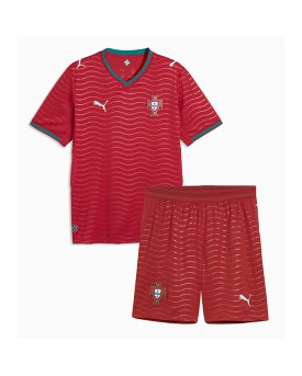 Billige Fotballdrakt Portugal Replika Hjemmedraktsett Barn VM 2026 Kortermet (med bukser)